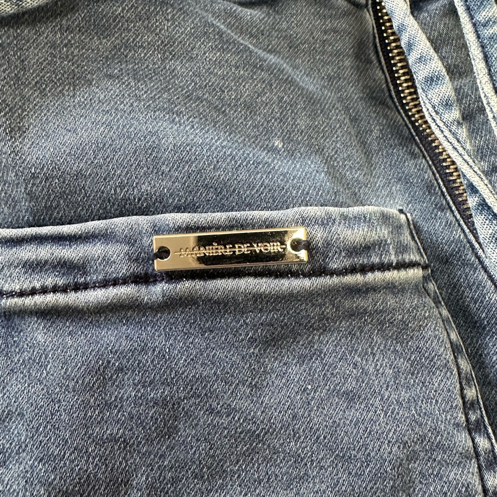Maniere De Voir Denim Unitard US Size 0 - Picture 5 of 8